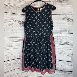 Label Ritu Kumar Dress Womens Size M Floral Gauze Cotton blend Boho minimalist